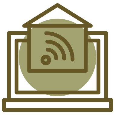 Ev simgesi, vektör illüstrasyonu