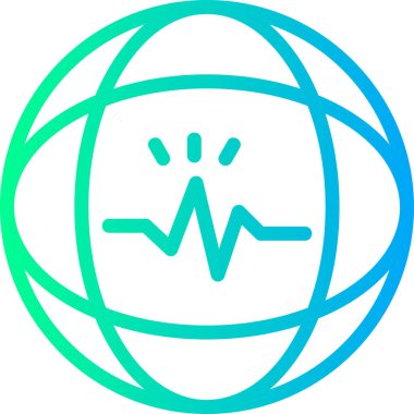 Toprak. Web simgesi basit illüstrasyon