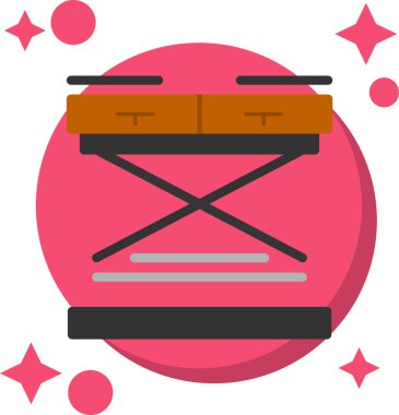 Modern bir simgenin vektör illüstrasyonu