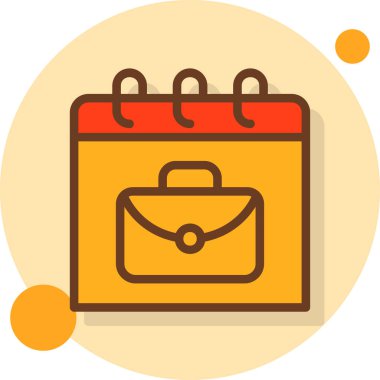 Çanta. Web simgesi basit illüstrasyon