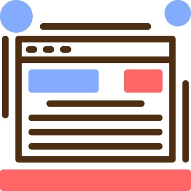 Web sayfası. Web simgesi