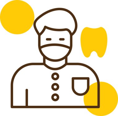 Avatar simgesi, vektör illüstrasyonu