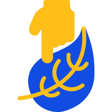 Sulama kabıyla el.