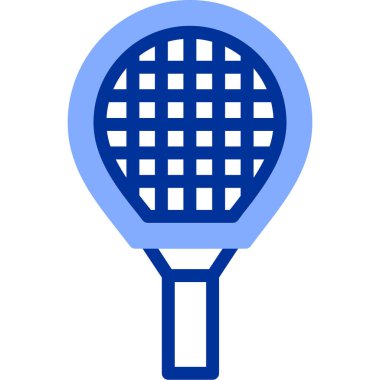 Badminton penis simgesinin vektör illüstrasyonu