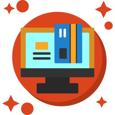 kitaplık simgesi düz biçimli