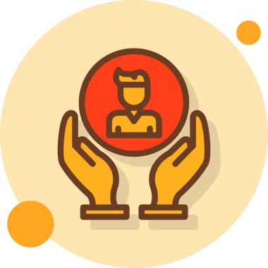 bağış simgesi vektör illüstrasyonu