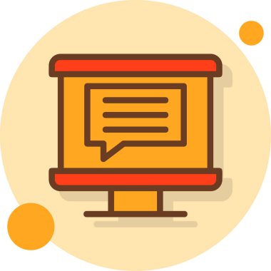 Sohbet iletisi simgesi doldurulmuş özet biçimi