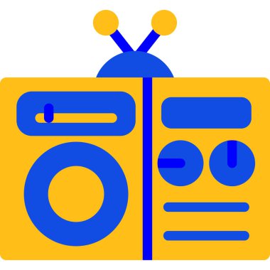 Kamera. Web simgesi basit illüstrasyon