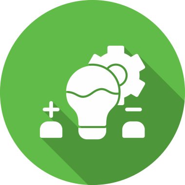 fikir ampul vektör çizim