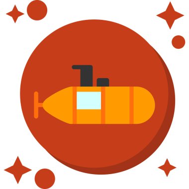 uzay roket simgesi, basit vektör illüstrasyonu