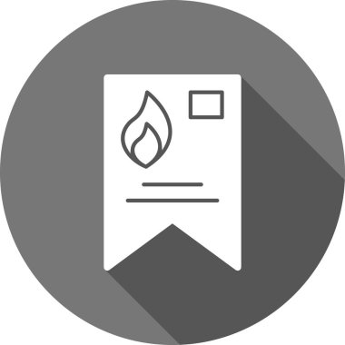 Yangın. Web simgesi basit illüstrasyon