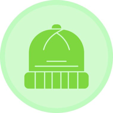 Bir kış başlığının vektör illüstrasyonu