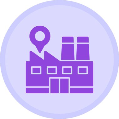 Bina. Web simgesi basit illüstrasyon