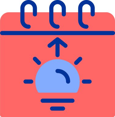 Klima modern simge, vektör illüstrasyonu