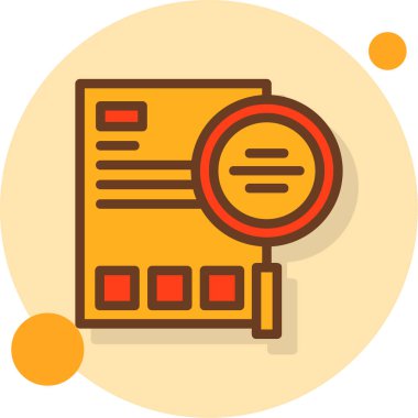 Ara. Web simgesi basit tasarım