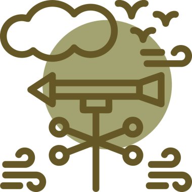 hava simgesi vektör illüstrasyonu