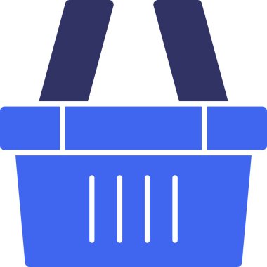 Sepet arabası ekommerce simgesi - taslak biçimi