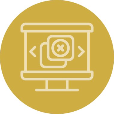 Kolayca düzenleyebilen veya düzenleyebilen Tarayıcı Vektörü simgesi