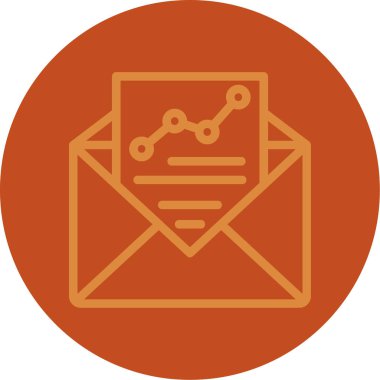 Vektör E- posta simgesi illüstrasyonu