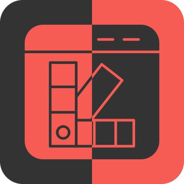 buzdolabı düz simgesi, vektör çizim