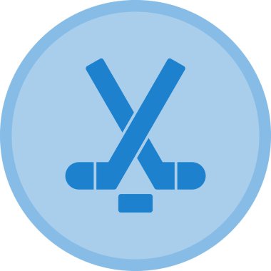 hokey ikonu vektör illüstrasyonu