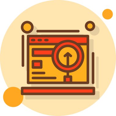 iş analiz simgesi, modern tasarım illüstrasyonu