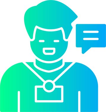 konuşma balonu simgesi, vektör illüstrasyonu