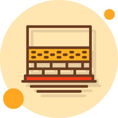 Kitap. Web simgesi basit illüstrasyon