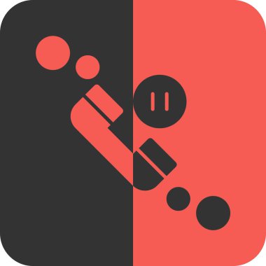 Modern b 'nin vektör illüstrasyonunda müziğin eksik simgesi