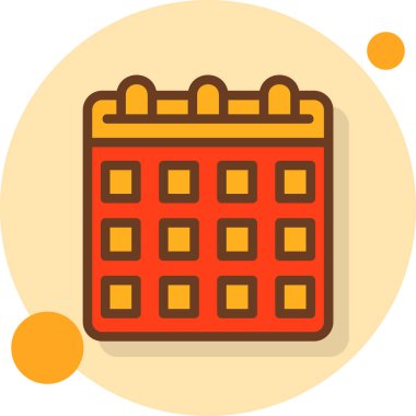 takvim vektör illüstrasyon simgesi