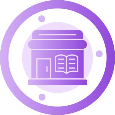 Kitap. Web simgesi basit illüstrasyon