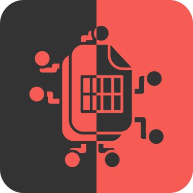 Bir telefon simgesinin vektör illüstrasyonu