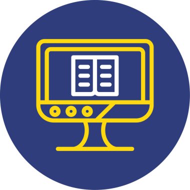 Bilgisayar ekranı. Basit tasarım