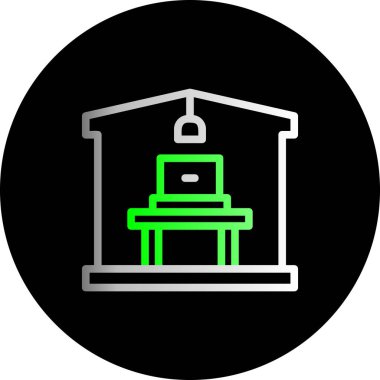 vektör evi resimleme tasarımı