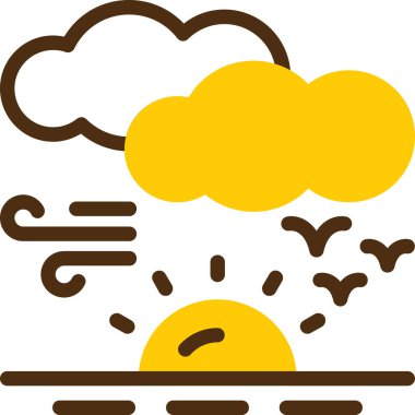 Bulut. Web simgesi basit illüstrasyon