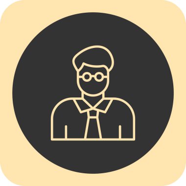 man simgesi, vektör illüstrasyonu