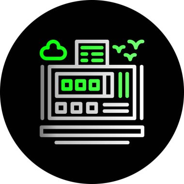 Web ve mobil uygulaması tasarımı, bulut bilgi işlem logo kavramı için beyaz arka plan üzerinde izole bilgi işlem simge vektör bulut