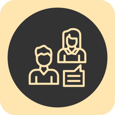 İnsan simgesinin vektör illüstrasyonu