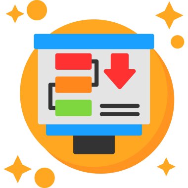 Tarayıcı. Web simgesi basit illüstrasyon