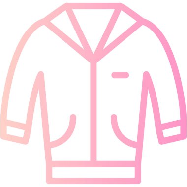 Ceket simge vektör çizim