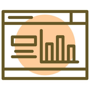 Grafikleri ve grafikleri olan bar tablosu, vektör illüstrasyon tasarımı