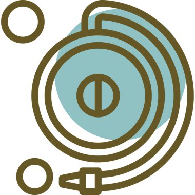 Bir saatin vektör illüstrasyonu