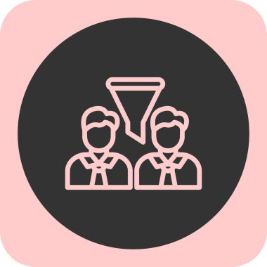 grup insan simgesi vektör illüstrasyonu