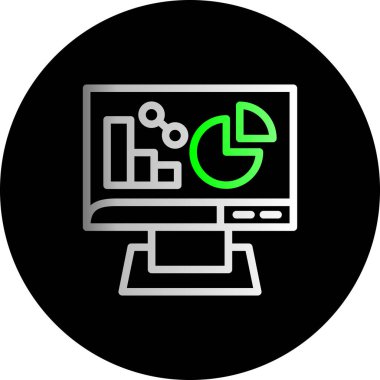 Modern simgenin vektör illüstrasyonu