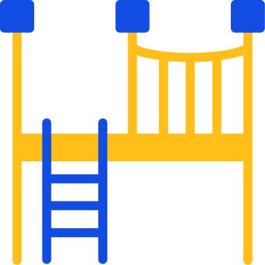 Oyun parkı. Web simgesi basit illüstrasyon