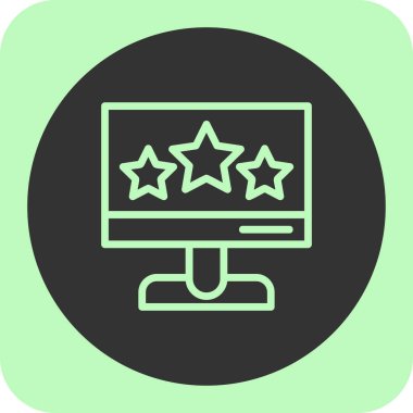 bilgisayar ekran vektör çizimi