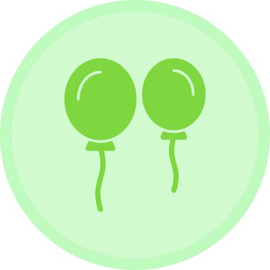 Balonlar. Web simgesi basit illüstrasyon