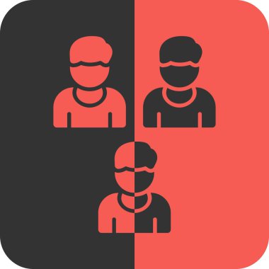 insanlar simge vektör illüstrasyonu