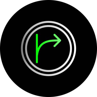 ok simgesi vektör illüstrasyonu