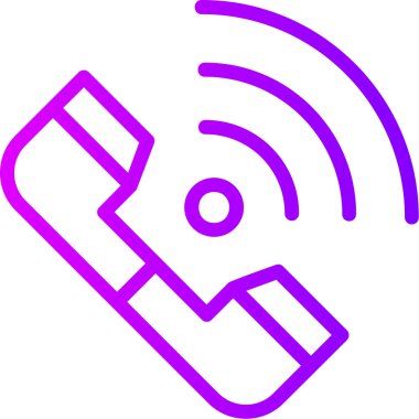 Kablosuz. Web simgesi basit illüstrasyon